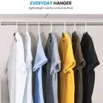 Adult plastic tubular hanger for Coats,Pants,Dress - Afbeelding 6