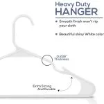 Adult plastic tubular hanger for Coats,Pants,Dress - Afbeelding 3