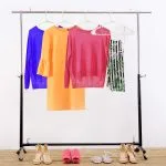 Adult plastic tubular hanger for Coats,Pants,Dress - Afbeelding 7