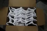 Children's PP white clothes hanger - Imagen 2