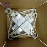 Sample Free Exquisite Luxury Beads Coat Clothes Hangers Pearl for Boutique Women Dress Pearl Hanger - Afbeelding 10