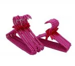 Sample Free Exquisite Luxury Beads Coat Clothes Hangers Pearl for Boutique Women Dress Pearl Hanger - Afbeelding 5