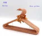 Sample Free Exquisite Luxury Beads Coat Clothes Hangers Pearl for Boutique Women Dress Pearl Hanger - Afbeelding 8