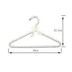Sample Free Exquisite Luxury Beads Coat Clothes Hangers Pearl for Boutique Women Dress Pearl Hanger - Afbeelding 3