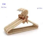 Sample Free Exquisite Luxury Beads Coat Clothes Hangers Pearl for Boutique Women Dress Pearl Hanger - Afbeelding 6
