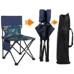 Custom Design Logo Printed Outdoor Beach Chair Portable Backpack Chair Fishing Hiking Folding Foldable Camping Chair – Image 5