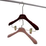 H653 flocked clothes hanger long hook-01 - Imagem 4