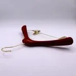 H653 flocked clothes hanger long hook-01 - Imagem 8