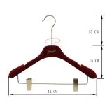 H653 flocked clothes hanger long hook-01 - Imagem 9