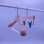 Woman's velvet suit coat hanger with non-slip strip - Afbeelding 4