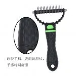 factory outlet Pet Hair Remover Brush Double Sided Undercoat Rake Dog Dematting Tool Cat Deshedding Comb – Image 4
