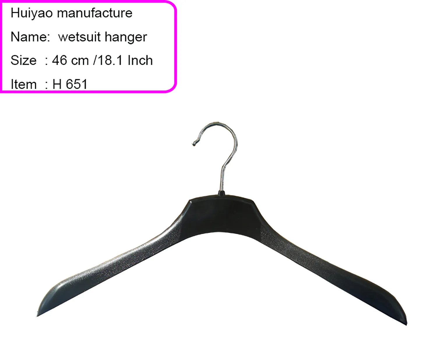46cm extra brede wetsuithanger afmetingen