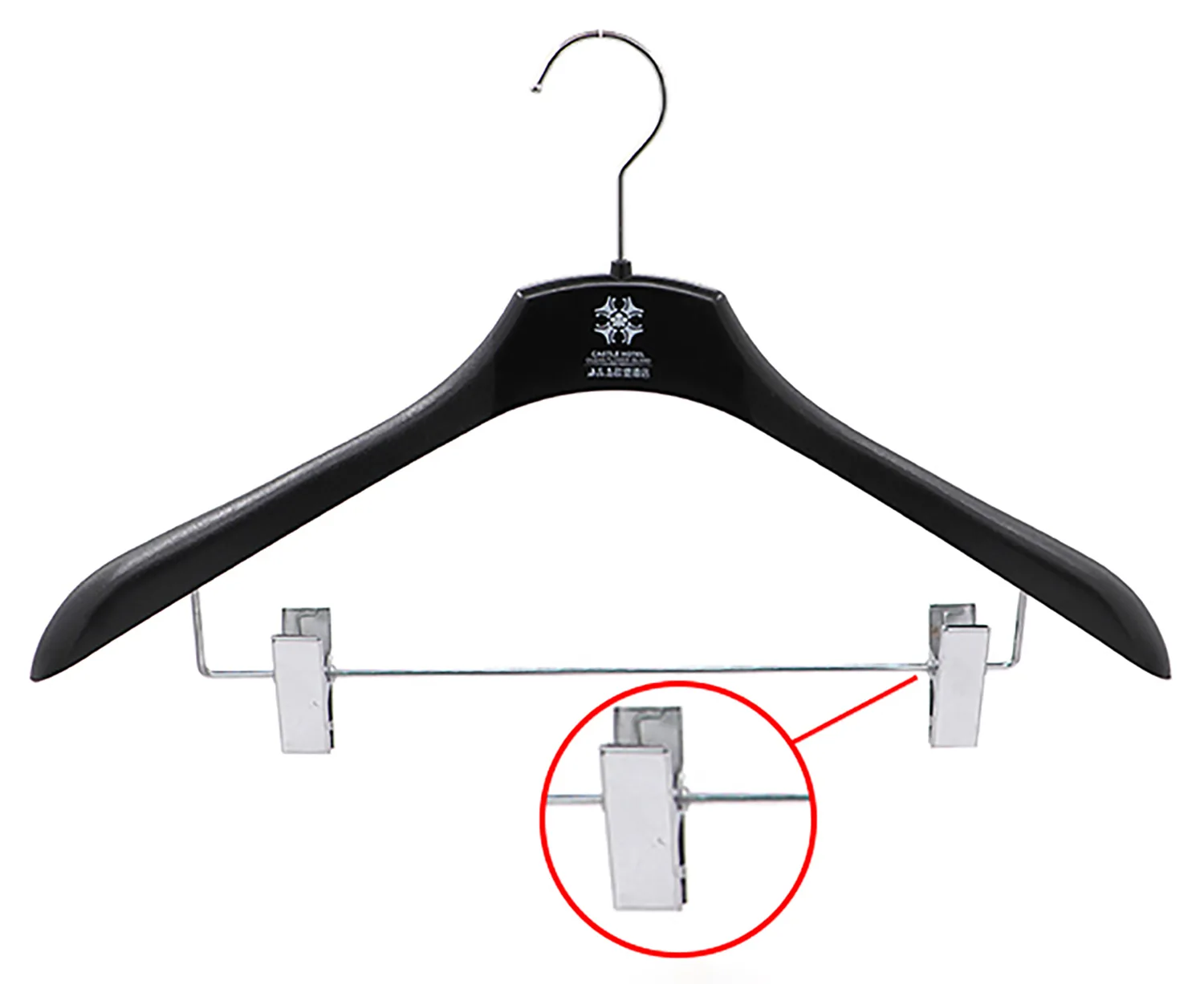 360° draaiende metalen haak en sterk constructie detail