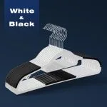 Custom Non-Slip Plastic Hangers with Rubber Grips (Adult Bulk) - الصورة 6