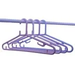 Custom Plastic Tubular Hangers with Multi-Grooves (Adult Bulk)