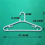 Custom Plastic Tubular Hangers with Multi-Grooves (Adult Bulk) - Image 2
