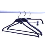 Custom Heavy Duty Plastic Hangers with Crossbar (Menswear Bulk)