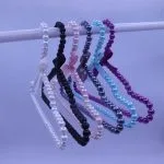 Penderie en perles pour vêtements d'enfants, antidérapante, 30CM