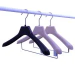 Custom Velvet Suit Hangers for Bridal & Youth Apparel (36cm Bulk)