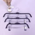 ⁦Custom Plastic Pants Hangers with Movable Clips (Retail Bulk)⁩ - الصورة ⁦7⁩