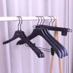 Custom Plastic Clothes Hangers with Anti-Slip Shoulders (Bulk) – Image 7