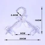 Pants hanger bead pearl clips children underwear clip wholesale – Image 2