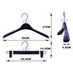Custom suit hangers with logo plastic adult dry&wet clothing store - Image 2