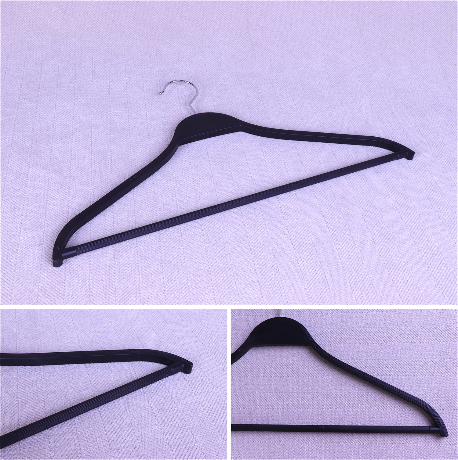 integrated crossbar and rotating metal hook