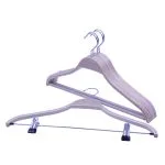 Zara hanger wooden coat suit hanger with clips