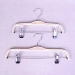 Wooden pants hanger clothing store hanger with logo - immagine 5