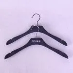 Premium Custom Logo Plastic Hangers (Faux Wood Series) - Image 5