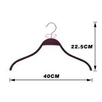 Zara style wooden hanger with customized logo – Image 2
