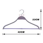 Zara hanger wooden coat suit hanger with clips - Image 3