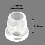 Hanger clips Soft plastic eyelet pad Metal crossbar clip for hanger - immagine 3