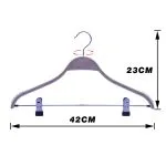 Zara hanger wooden coat suit hanger with clips - Image 4