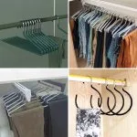 ⁦Heavy Duty Colorful Nonslip Pvc Coated Metal Pants Hangers Space Saving Blanket Hangers⁩ - الصورة ⁦4⁩