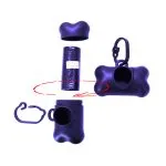 Petoutdoor Bone Shape Dog Poop Bag Dispenser Box Multicolor Optional Dog Poop Bag Dispenser With Bag 15pcs/roll – Bild 3