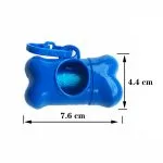 Petoutdoor Bone Shape Dog Poop Bag Dispenser Box Multicolor Optional Dog Poop Bag Dispenser With Bag 15pcs/roll – Bild 2