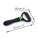 Factory Wholesale Silicone Handle Double Sided Pet Open Knot Comb Cat Dog Safe Dematting Grooming Comb - Imagen 2