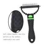 Factory Wholesale Silicone Handle Double Sided Pet Open Knot Comb Cat Dog Safe Dematting Grooming Comb - Imagen 7