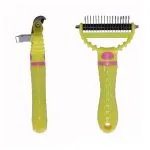 OEM & ODM Manufacturer Pet Grooming Brush Self Cleaning Slicker Brush for Dogs Cats Removes Loose Hair & Tangles - Afbeelding 5
