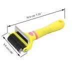OEM & ODM Manufacturer Pet Grooming Brush Self Cleaning Slicker Brush for Dogs Cats Removes Loose Hair & Tangles - Afbeelding 2