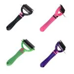 OEM & ODM Manufacturer Pet Grooming Brush Self Cleaning Slicker Brush for Dogs Cats Removes Loose Hair & Tangles - Afbeelding 3