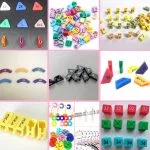 Customized Factory Wholesale Hanger Sizer Garment Tags Markers Size Dividers Size Marker for Hangers Printed