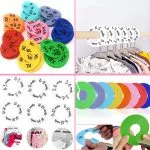 Customized Factory Wholesale Hanger Sizer Garment Tags Markers Size Dividers Size Marker for Hangers Printed - Image 10