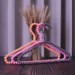 ⁦Factory Outlet Clothes Hanger Colorful Beads Hangers Pants  Hanger⁩ - الصورة ⁦5⁩