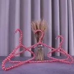 ⁦Factory Outlet Clothes Hanger Colorful Beads Hangers Pants  Hanger⁩ - الصورة ⁦8⁩