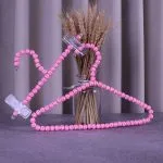 ⁦Factory Outlet Clothes Hanger Colorful Beads Hangers Pants  Hanger⁩ - الصورة ⁦9⁩