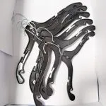 Custom Clear Plastic Hangers with Clips (Adult & Kids Bulk) - Imagen 7