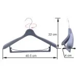 Custom Plastic Women's Suit & Dress Display Hangers (Bulk Order) – Image 2